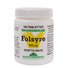 NATUR DROGERIET - Folsyre Økonomikøb 180 tabletter